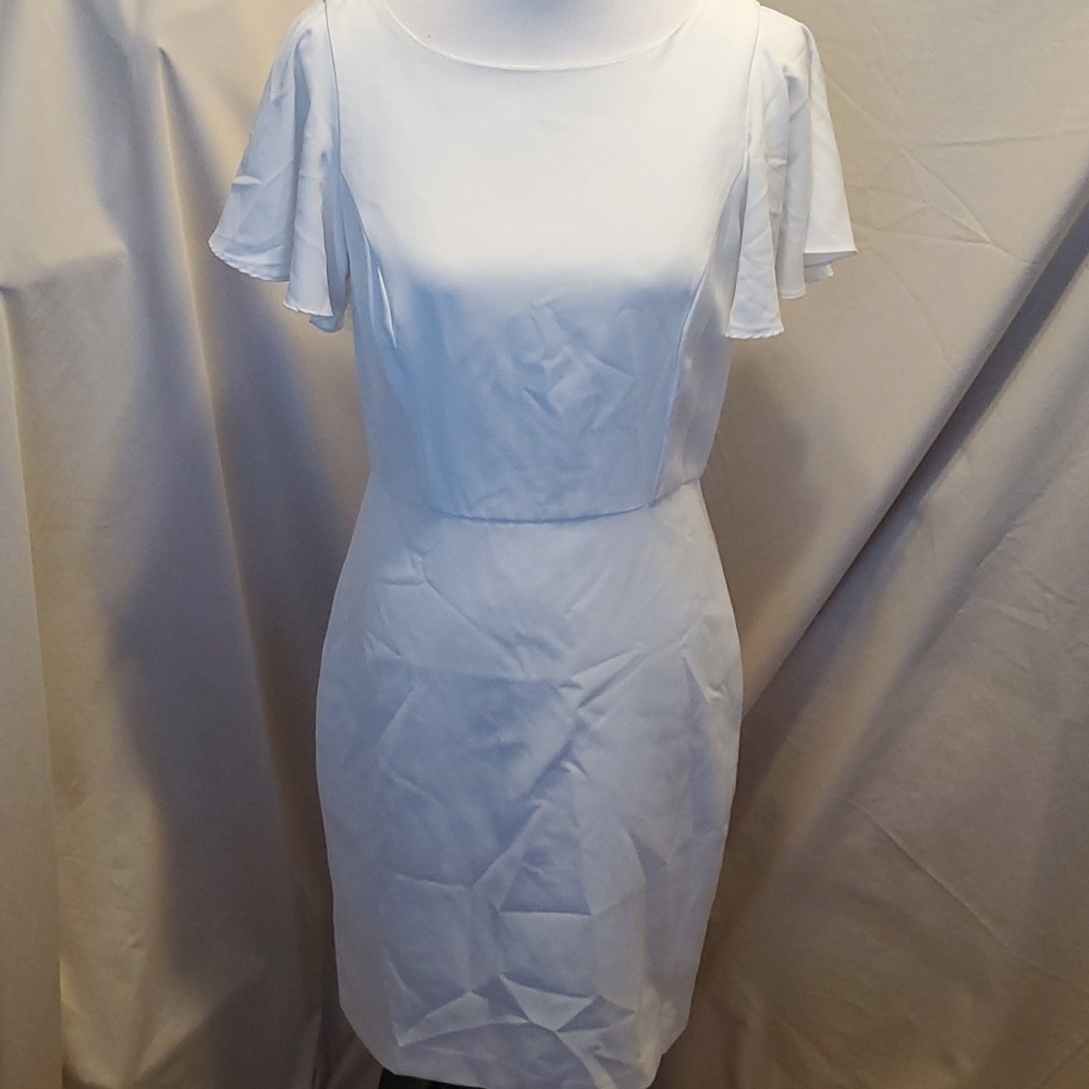 WHBM White Midi Dress SZ 6